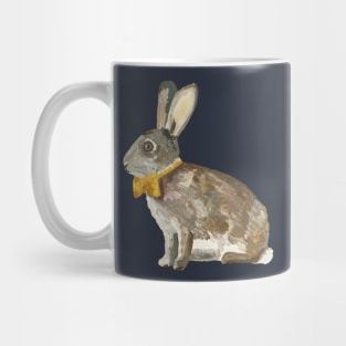 Bunny with Golden Bowtie Mug